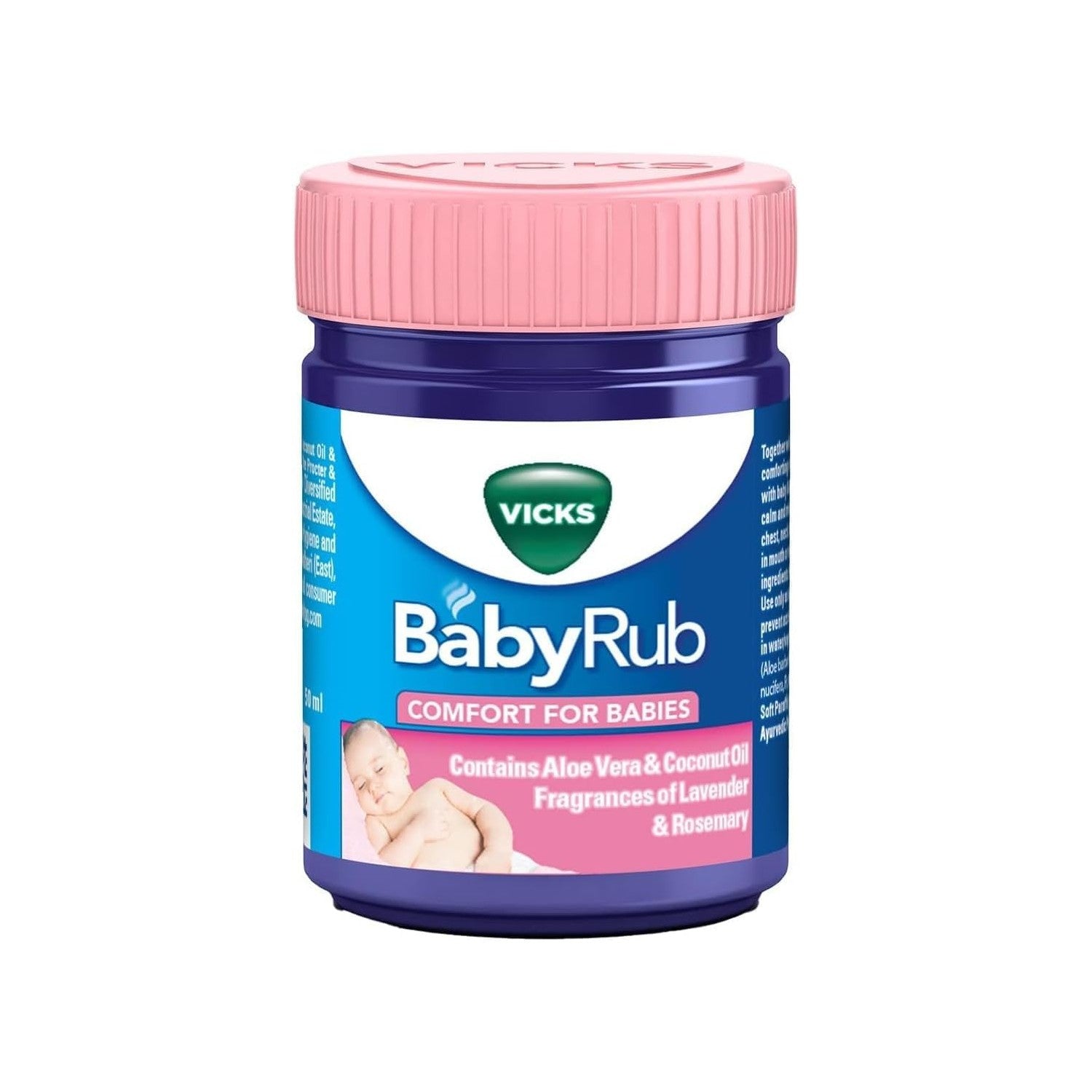 Buy now BabyRub Soothing Vapour Ointment for Babies (50 ml - 1.7 oz) + V4l Paper Napkin 125 Sheets Free at indiglob india