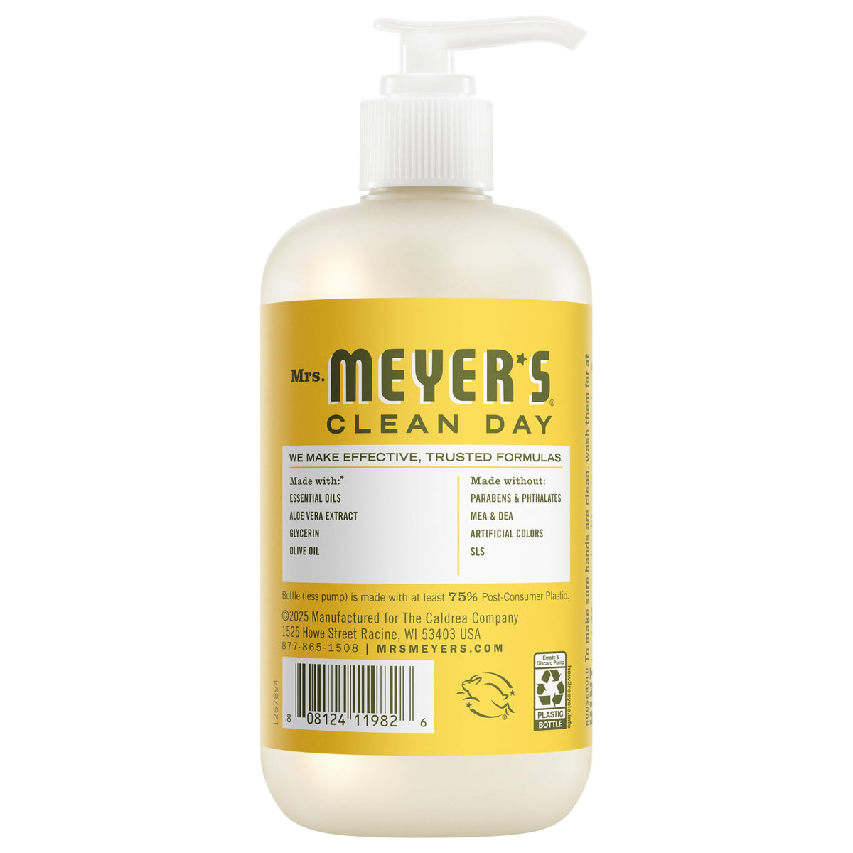 MRS. MEYER'S CLEAN DAY Liquid Hand Soap, Dandelion, 12.5 fl oz, 3 Pack