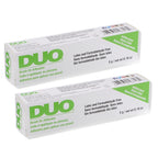DUO Brush-On Eyelash Glue – Clear Lash Adhesive for False Lashes, Long-Lasting Duo Lash Glue with Precision Brush, 0.18 oz, 2-Pack