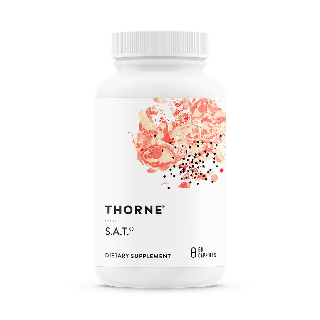 THORNE S.A.T., Milk Thistle, Curcumin Phytosome & Artichoke, 60 Capsules