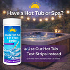 Pool Test Strips with App 7 in 1 (150 Strips) Easy & Accurate Testing