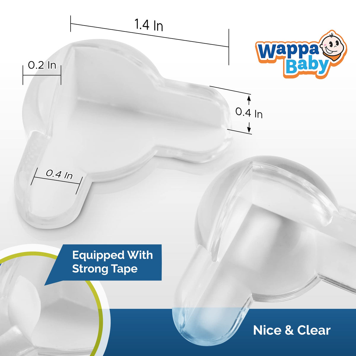 Corner Protectors for Baby (16 Pack) - Patented - New & Improved Edge Protector for Baby – Transparent Corner Protectors - Baby Safety Products to Baby Proof Corners and Edges