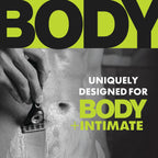 Gillette Labs Body + Intimate Razor For Men, Handle + 4 Blade Refills, Travel Cover