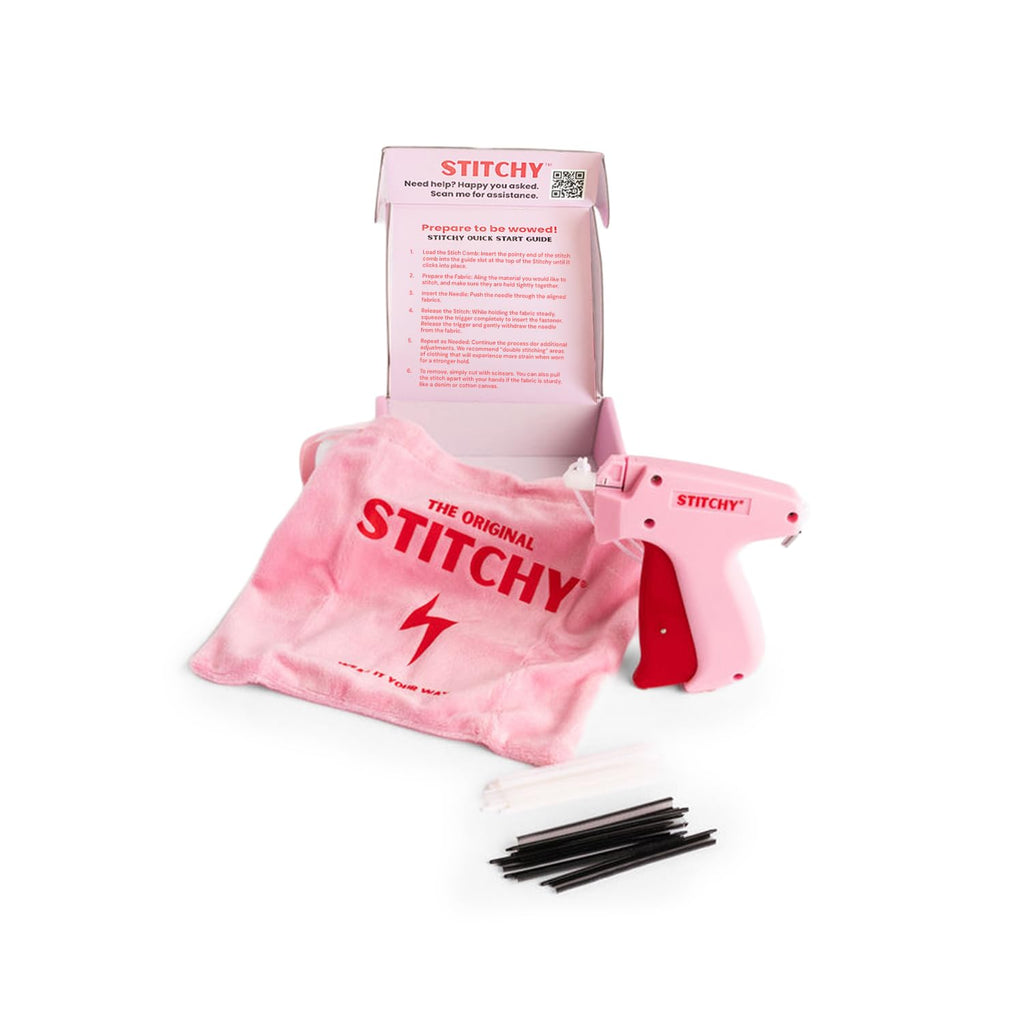 Stitchy Portable, TSA-Safe, No-Sew Instant Hemming Tool with Refills