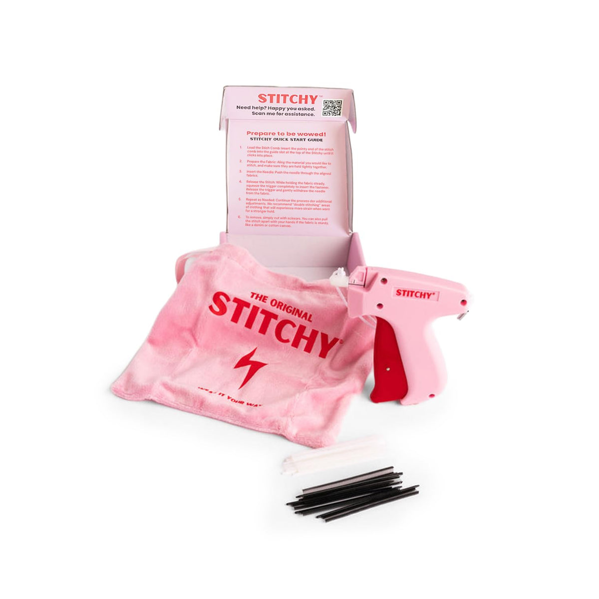 Stitchy Portable, TSA-Safe, No-Sew Instant Hemming Tool with Refills