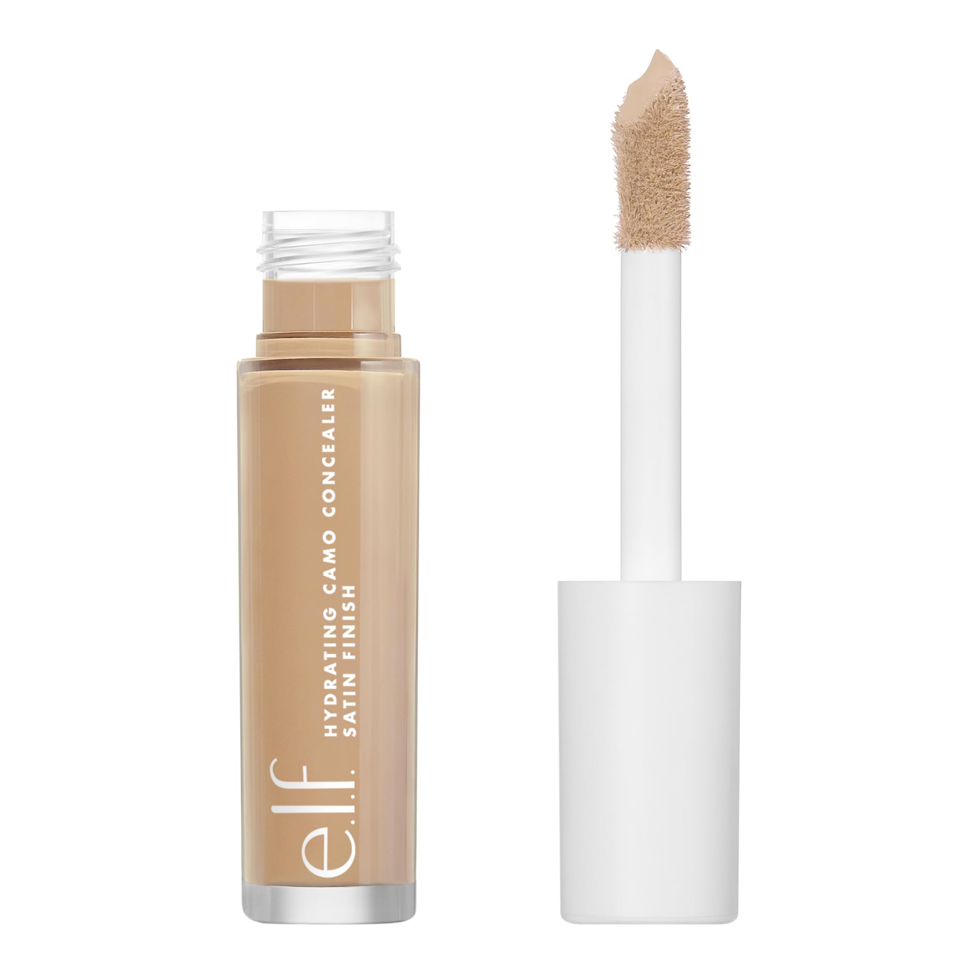 Buy now e.l.f. Hydrating Camo Concealer, Covers Blemishes & Under-Eye Circles, Full-Coverage & Delivers A Satin Finish, Vegan & Cruelty-Free, Light Ivory at indiglob india