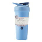 Buy now BlenderBottle Strada Shaker Cup Insulated Stainless Steel Water Bottle with Wire Whisk, 24-Ounce, Black at indiglob india