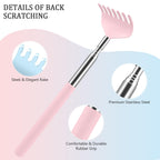 NICEMOVIC 6 Pack Back Scratcher, Stocking Stuffers for Women Adults Girls