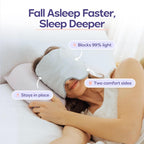 Mellow Weighted Sleep Eye Mask for Sleeping, Naps & Relaxation, Washable