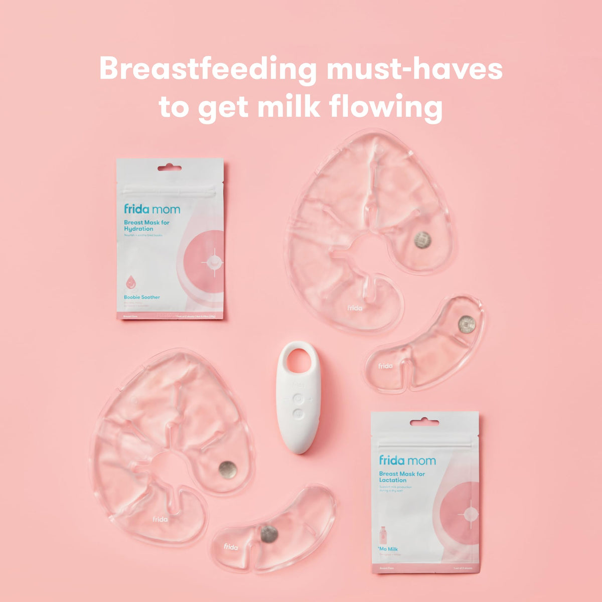 Frida Mom Nipple Cream and Saline Spray Set, Breastfeeding Essentials, 2pc