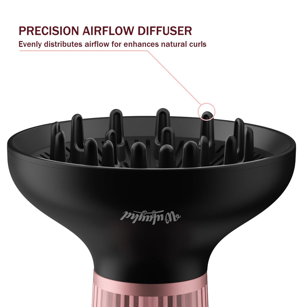 Diffuser Hair Dryer for Curly Hair, Enhances Curls and Volume Hair Diffuser