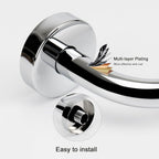 Buy now NearMoon S Shaped Shower Head Riser Arm, Shower Extender Arm with Flange, Standard 1/2" Connection- Bathroom Accessory, 10 Inch (1 Pack, Chrome) at indiglob india