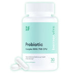 Bettervits Probiotics for Women & Men, 75 Billion CFU & Prebiotic | 60 Ct