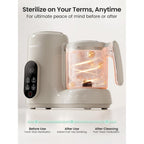 Grownsy Baby Food Maker with Stainless Steel Steam Basket,Steamer & Blender