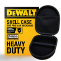 Buy now DEWALT Heavy Duty Protective Headphone Case for Pro Max Neckband, Compact Lightweight w/EVA Earphone Hard Shell Case, Headset Travel Carry Shockproof, Water-Resistant, Soft Interior & Accessory Pocket at indiglob india