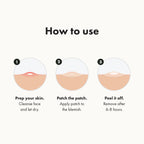 Mighty Patch Hero Cosmetics Original Nighttime Acne Pimple Patches, 36 Ct | #1 Hydrocolloid Acne Patches, Shrinking Zits & Whiteheads in 1 Use, Spot Treatment, Pimple Stickers for Face