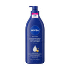 Buy now NIVEA Essentially Enriched Body Lotion for Very Dry Skin with Hyaluronic Acid, Almond Oil and Deep Nourishing Serum, 72-Hour Body Moisturizer, 16.9 Fl Oz Pump Bottle at indiglob india