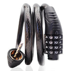 Jokmae 4-Digit Resettable Combination Cable Lock, 32-Inch Bike Lock