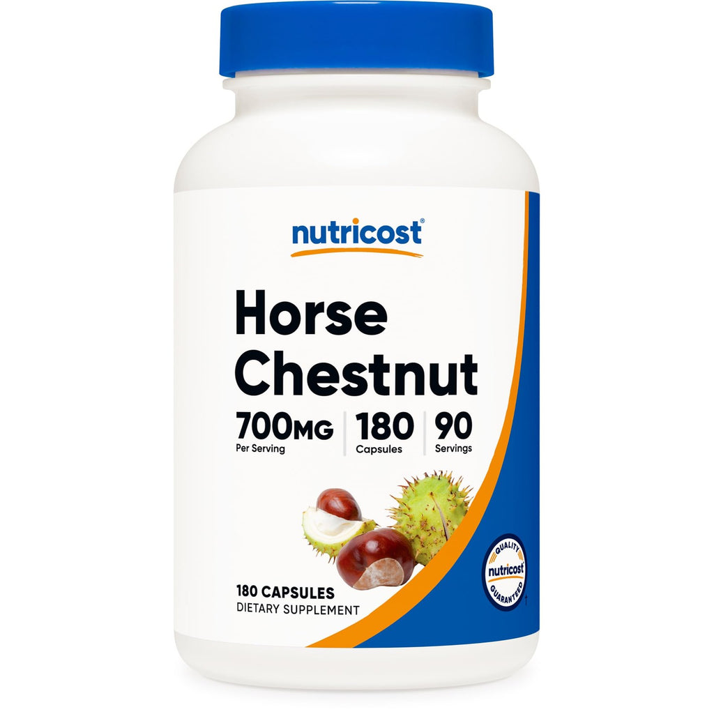 Nutricost Horse Chestnut Extract Capsules 700mg Per Serving, 180 Capsules