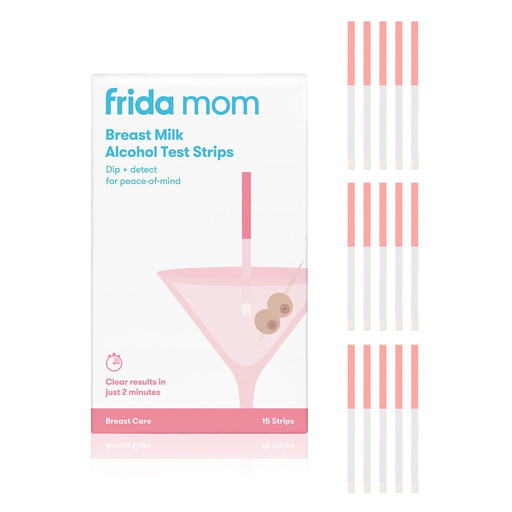Frida Mom Breastmilk Alcohol Test Strips, Use At Home or On The Go, 15ct