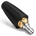 Turbo Nozzle Pressure Washer Tips, Max 4000 PSI, Upgrade 360° Rotating Turbo Spray Tips with 1/4" Quick Connector for Cleaning Car, Garden, Concrete Brick, 4.0 GPM 4.0 Orifice