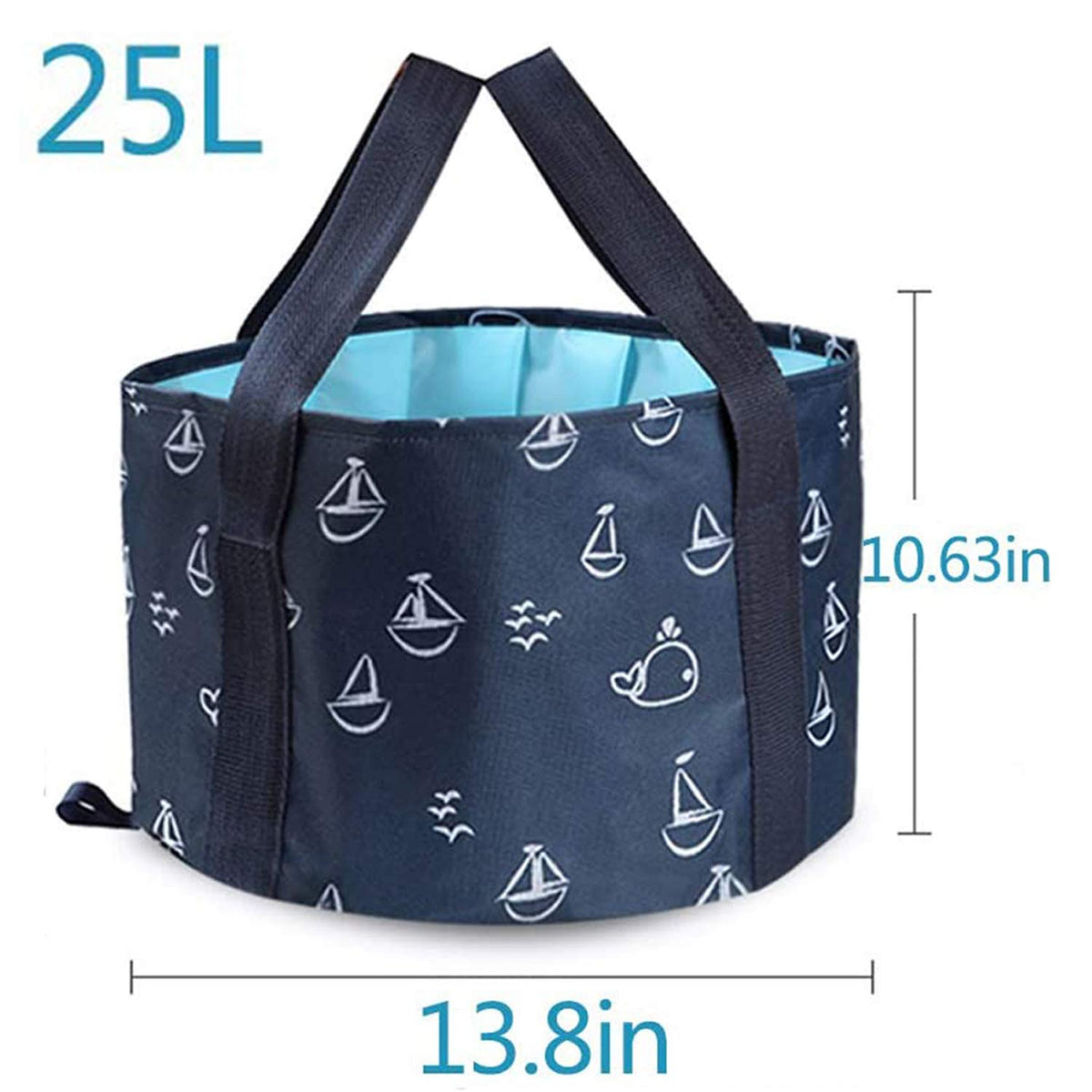 Collapsible Bucket for Soaking Feet, Portable Travel Foot Bath Tub, Foot Soaking Bath Basin Portable, Foot Spa Soaking Feet Home Pedicure Basin Outdoor Camping