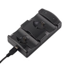 Buy now VSEER PS3 Controller Charging Dock Charging Station 2 in 1 with LED Light Indicator Compatible for Original PS3/MOVE Controller, Black at indiglob india