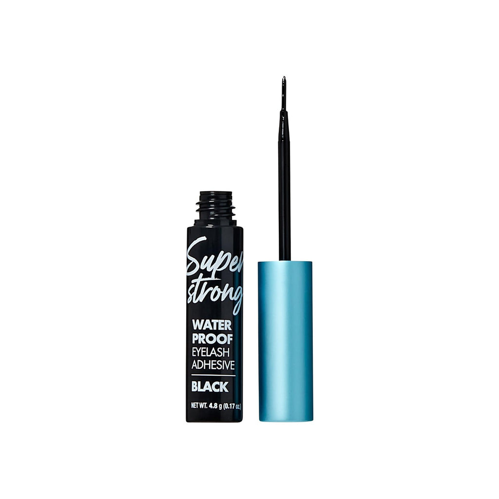 i-ENVY Super Strong Waterproof Black Eyelash Adhesive, Long Lasting Sweat & Tear Proof Lash Glue for Eyelash Extensions, All Day Hold Durable Brush-On (Waterproof Black, 1 Pack (1 Count))