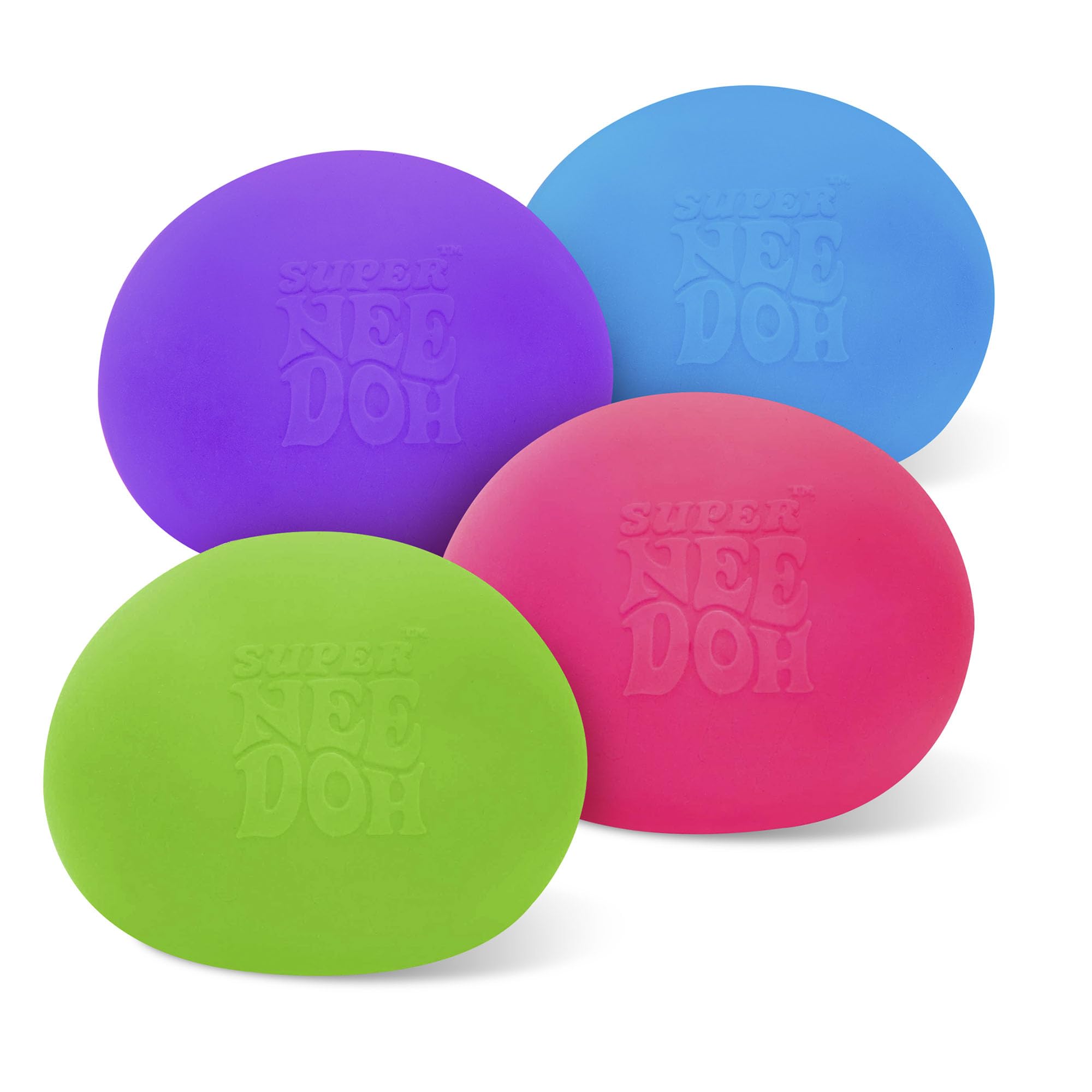 Buy now Schylling Brand Original Super Nee Doh Stress Ball Fidget Toy - Huge 4.5" in Diameter - Jumbo Squishy Squeezy Fun - Colors Assorted - Ages 3+ at indiglob india