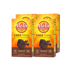Metamucil, Fiber Thins, Daily Psyllium Husk Fiber Supplement, Supports Digestive Health and Satisfies Hunger, Chocolate Flavor, 48 Total Servings (4 Packs of 12)