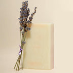 Dr. Natural Castile Bar Soap - Multipurpose Soap Bar with Anti-Acne Properties - For Face, Body and Hair - Sensitive Skin Body Wash - Lavender - 2 pcs