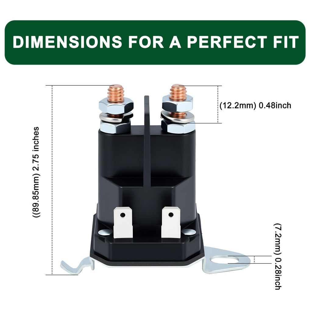 Lawn Mower Starter Solenoid 12V for 192507 582042801 582042802