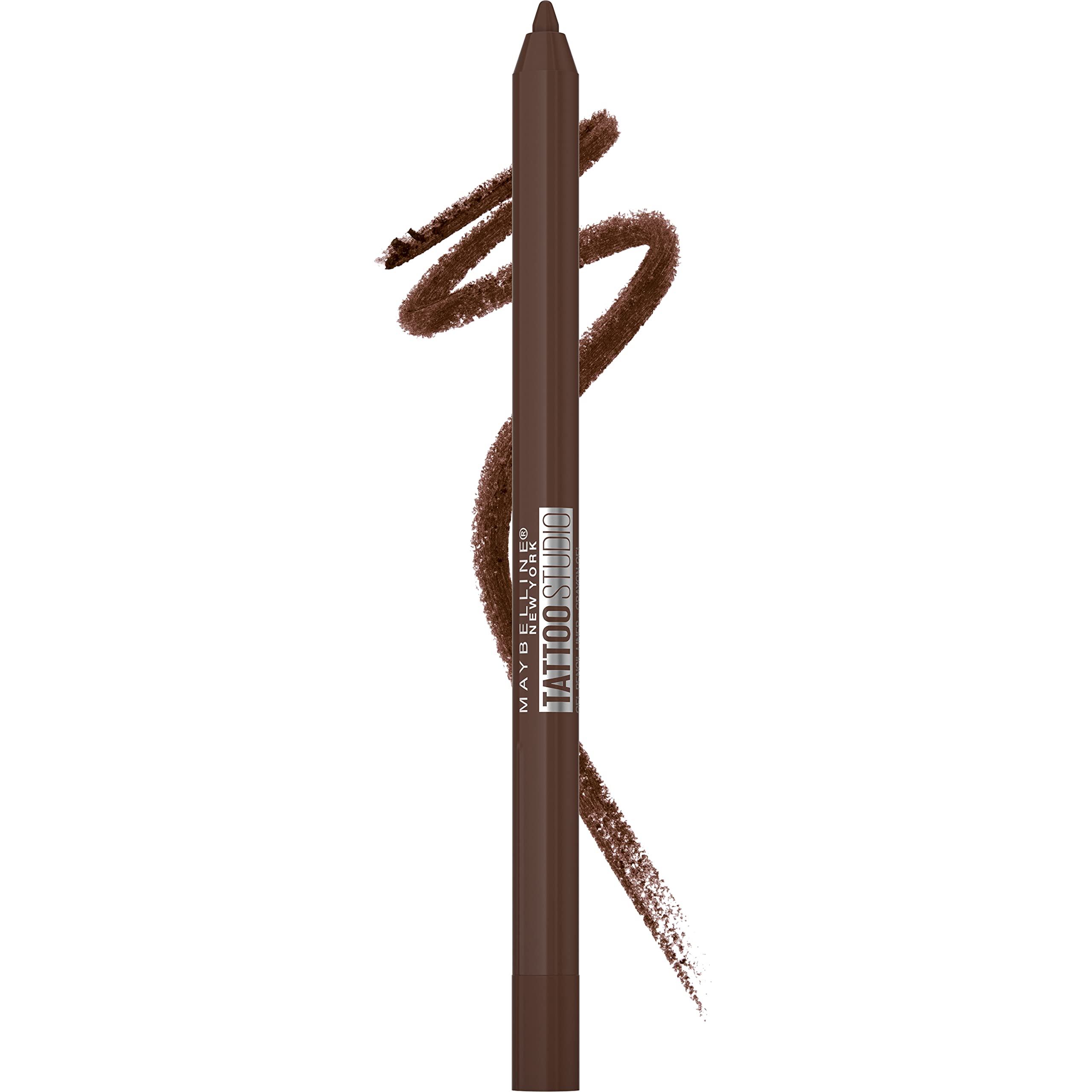Buy now Maybelline TattooStudio Long-Lasting Sharpenable Eyeliner Pencil, Glide on Smooth Gel Pigments with 36 Hour Wear, Waterproof, Deep Onyx, 1 Count at indiglob india