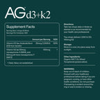AG1 Vitamin D3 + K2 Liquid Drops | Vitamin D & K Blend | Daily Bone Support | Supports Immune, Heart, and Bone Health With Highly Bioavailable Nutrients in an Easy-to-Use, Vegan Formula