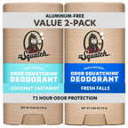 Buy now Dr. Squatch Natural Men’s Deodorant – Aluminum Free Natural Deodorant Men with Charcoal & Postbiotics for 72-Hour Odor Protection – Rainforest Rapids + Fresh Falls, 2.65oz Stick (2-Pack) at indiglob india