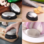 Buy now BIUWING Stainless Steel Soap, 3 pcs Stainless Steel Bar Soap, Metal Soap, Odor Removing Soap Bar with Soap Dish, Remove Odor of Onion, Garlic and Fish etc at indiglob india