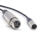Buy now SiYear Mini XLR Male to XLR Female Plug Microphone Cable for Blackmagic Pocket 4K Camera Video Assist 4K, Mini 3 Pin Pro Lapel Audio Cable (5FT/1.5M) at indiglob india