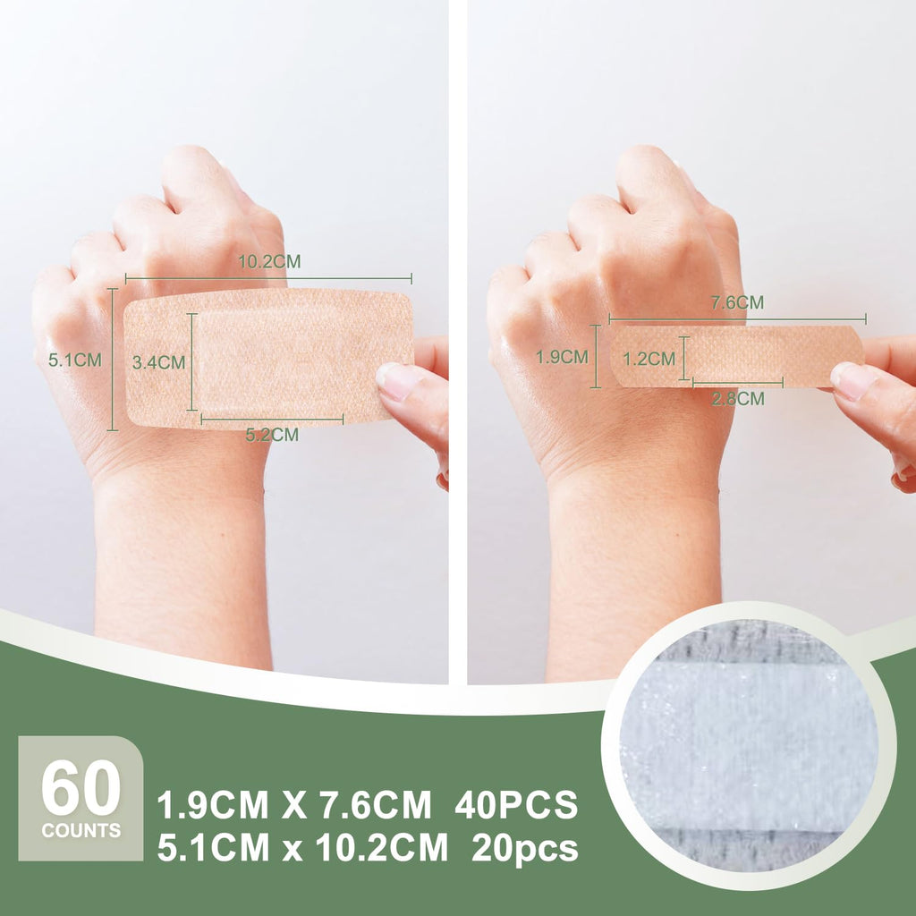 Hysimedy Silicone Bandages for Sensitive Skin Variety Pack Large and Small