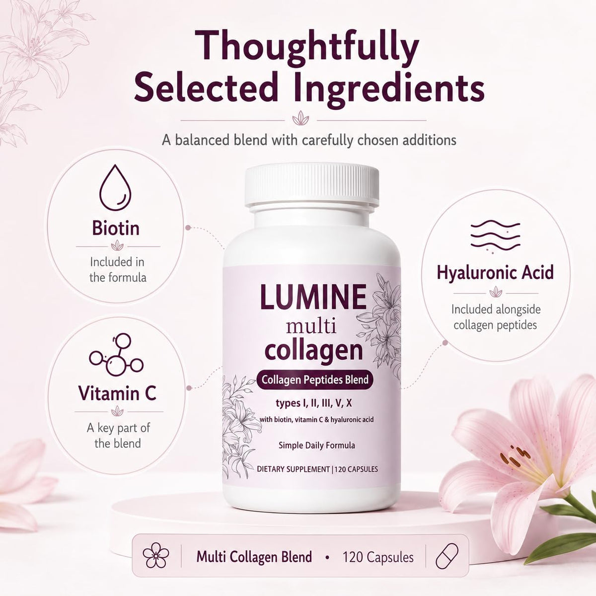 LUMINE Organics Collagen Peptides