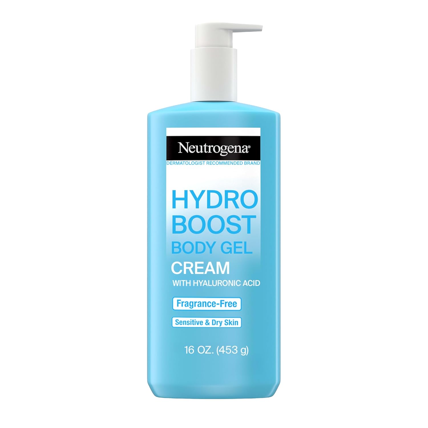 Buy now Neutrogena Hydro Boost Body Moisturizing Gel Cream with Hyaluronic Acid, Non-Greasy & Fast Absorbing, Lightweight Hydrating Body Lotion for Normal to Dry Skin, Fragrance-Free, 16 oz at indiglob india