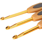 Buy now 8 Sizes Crochet Hooks Set,Ergonomic Crochet Hooks with Soft Rubber Handles and Number Marks for Grandmothers,Moms,Children,Beginners or Advanced Crochet Lovers at indiglob india