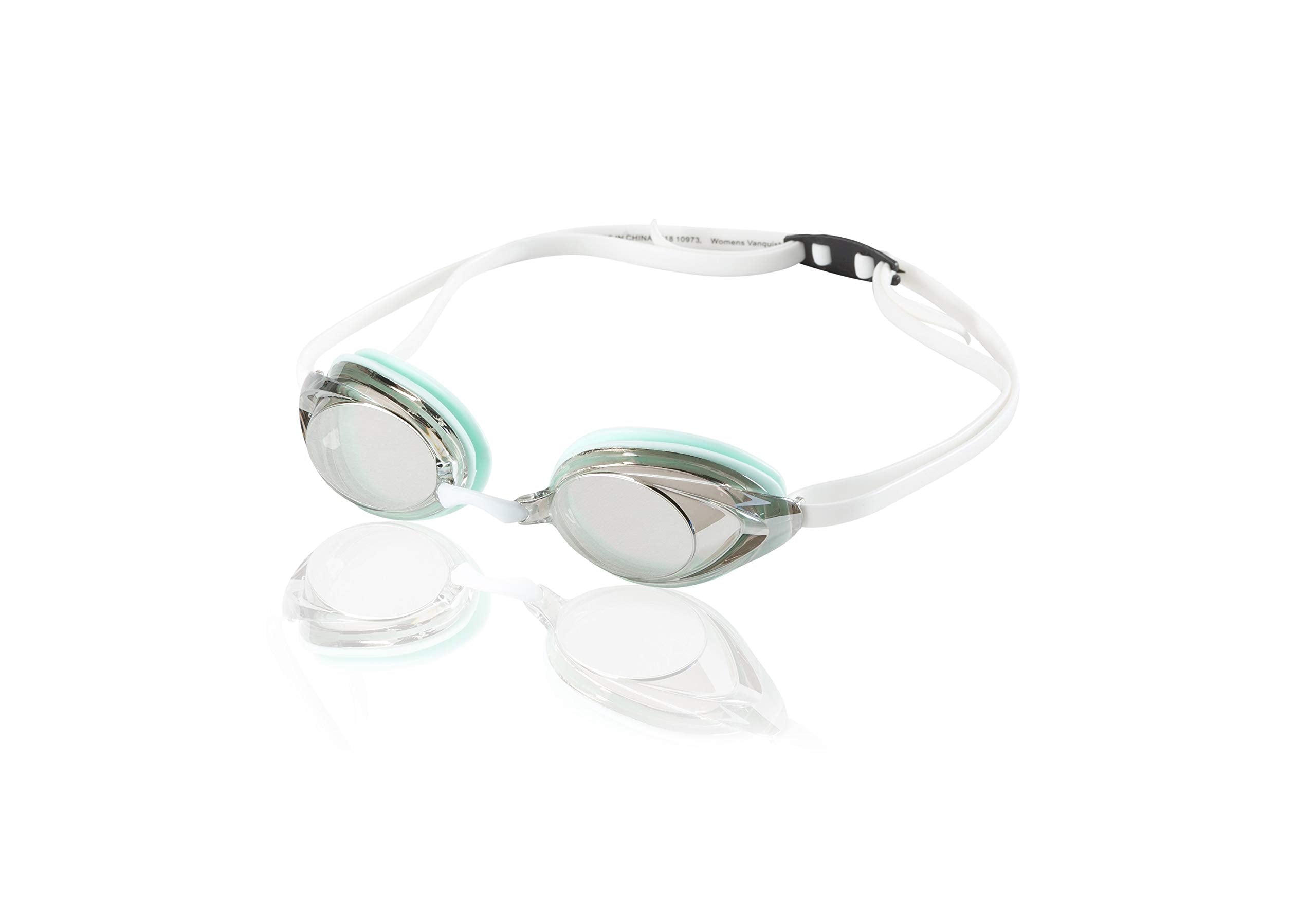 Buy now Speedo Women's Swim Goggles Mirrored Vanquisher 2.0 Silver Ice at indiglob india