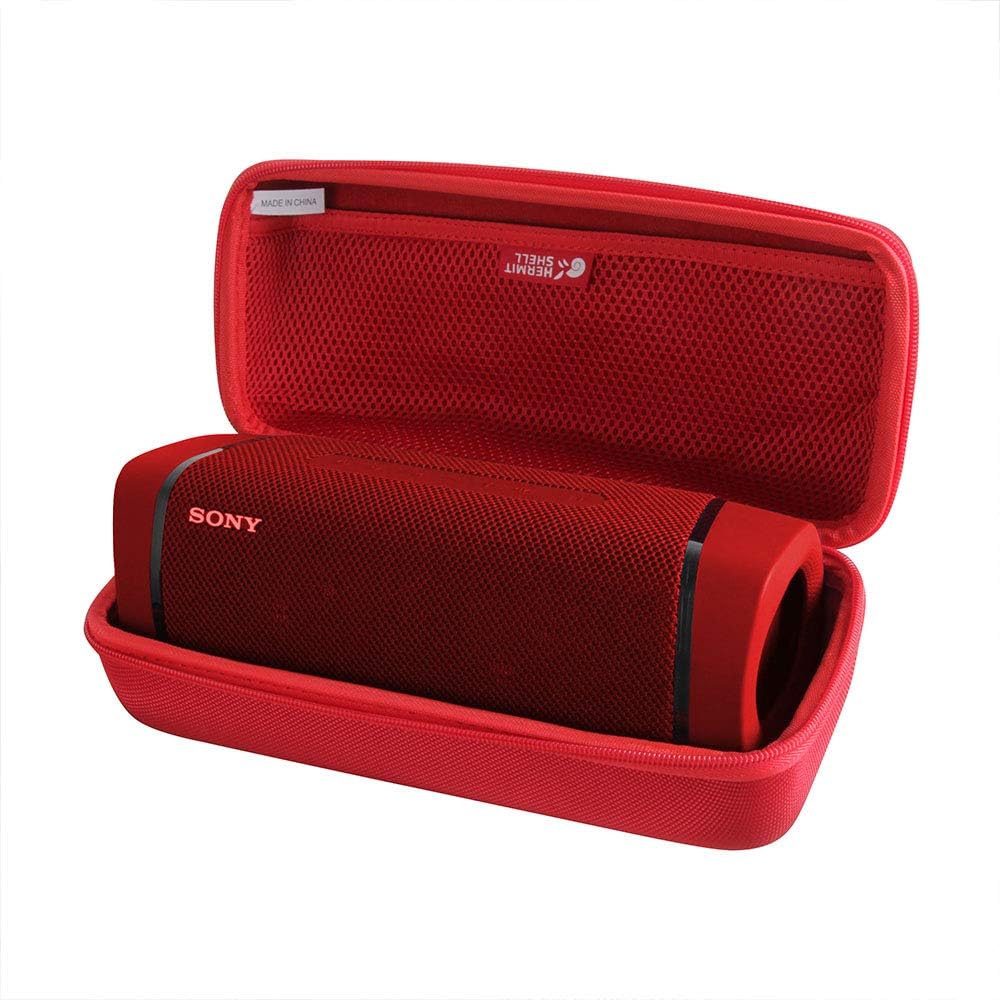 Buy now Hermitshell Hard Travel Case for Sony SRS-XB33 Extra BASS Wireless Portable Speaker (Blue) Red at indiglob india