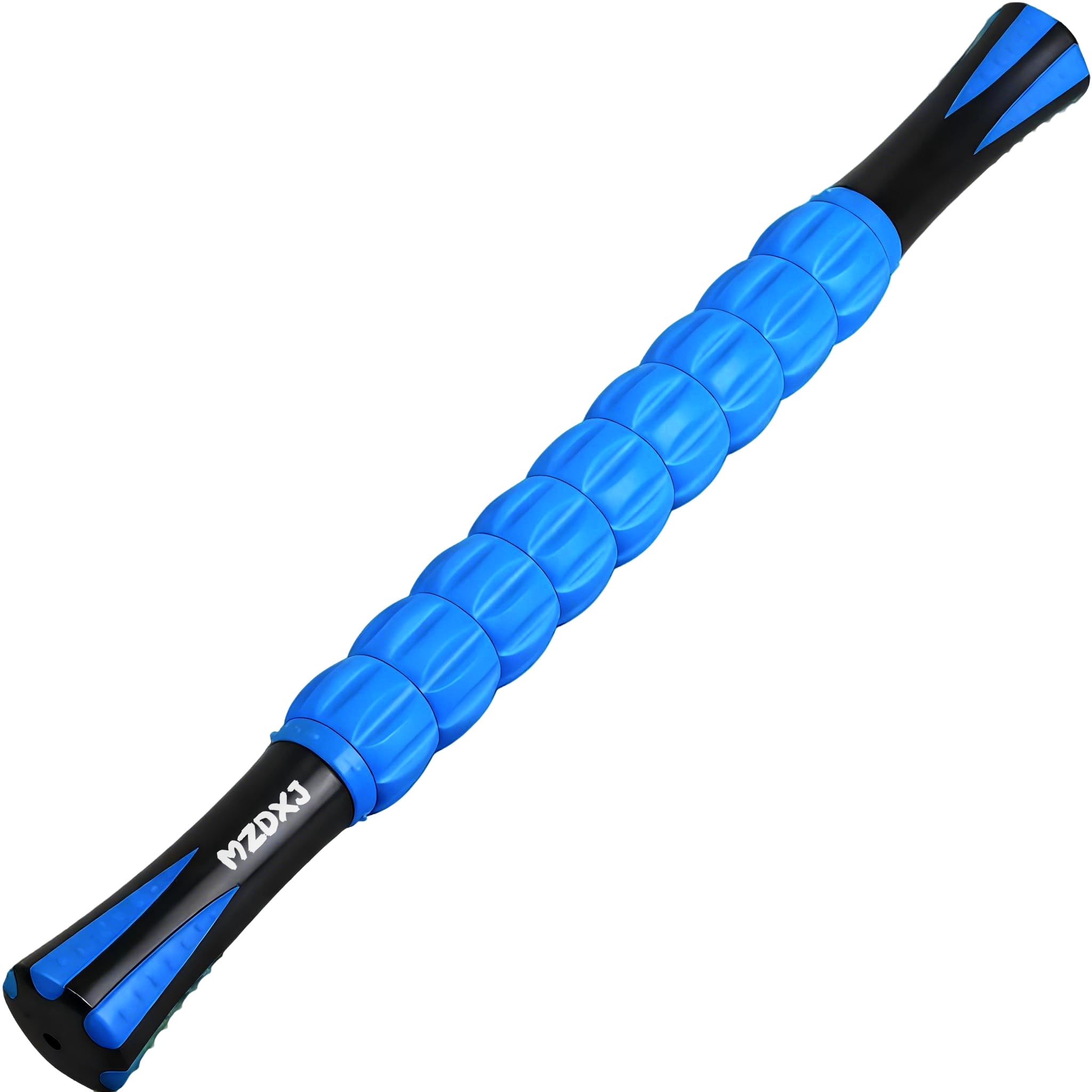 Buy now Muscle Roller Massage Roller Stick- Deep Tissue Fascia Blaster for Myofascial Pain Relief, Lymphatic Drainage & Body Sculpting, Handheld Physical Therapy & Recovery Tool (Black White-24 inch) at indiglob india