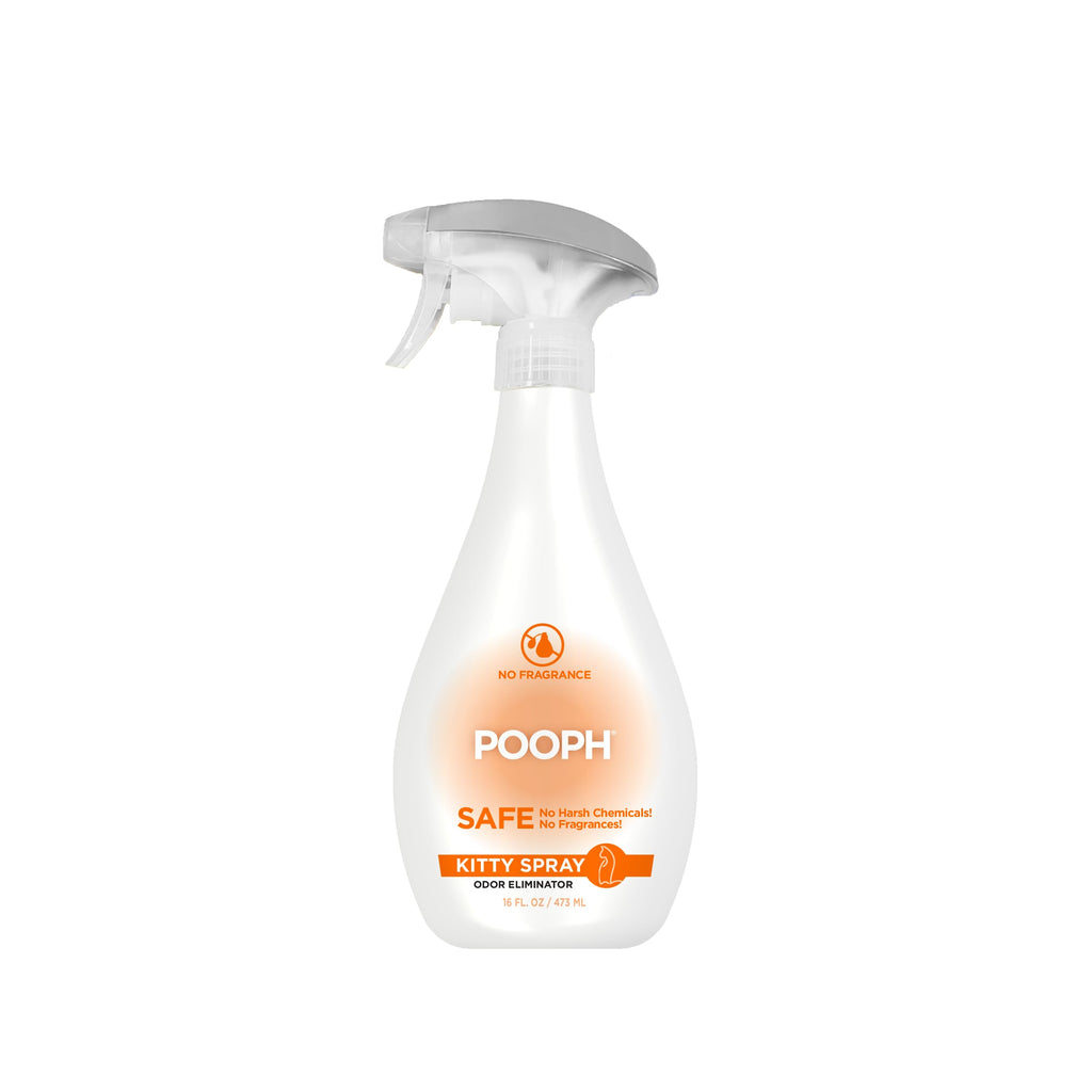 POOPH Kitty Odor Eliminator Spray for Cats, 16 fl oz