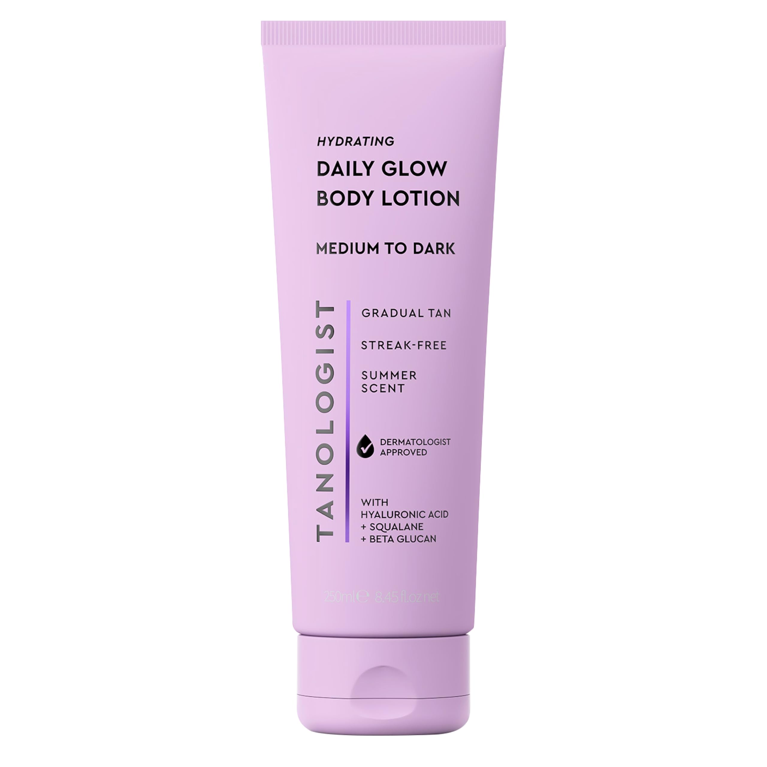 Tanologist Firming Daily Glow Body Lotion, Gradual Self Tanner, 8.45 fl oz | Self-tanning made easy, self tanner lotion for daily use, body glow, transfer-proof, no self-tan odor