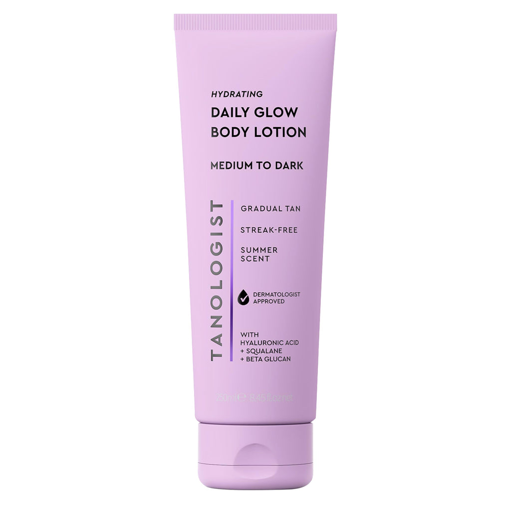 Tanologist Firming Daily Glow Body Lotion, Gradual Self Tanner, 8.45 fl oz | Self-tanning made easy, self tanner lotion for daily use, body glow, transfer-proof, no self-tan odor