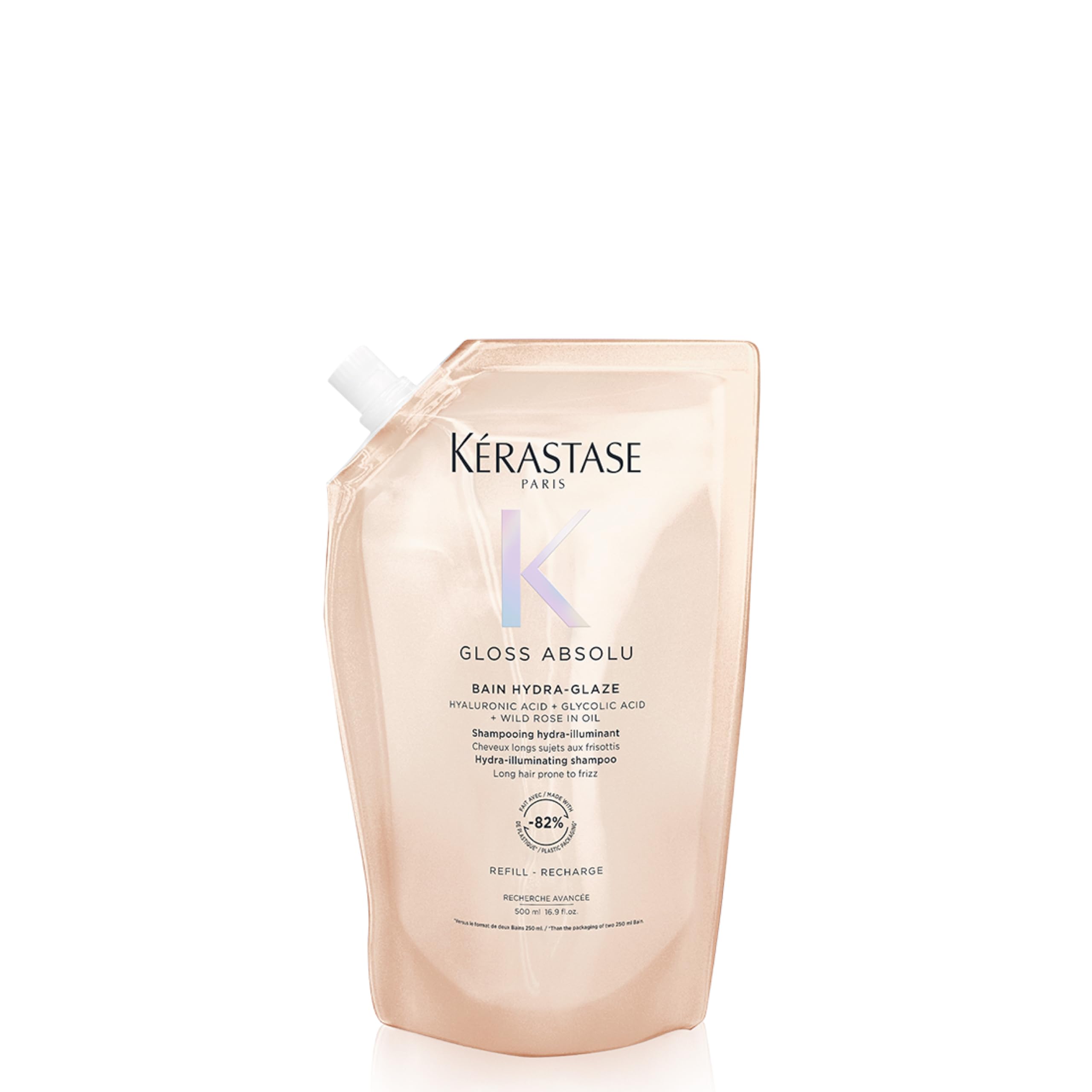 Kerastase Gloss Absolu High-Shine Anti-Frizz Shampoo - Cleanses & Reveals Ultimate Shine, For Glossy & Bouncy Hair
