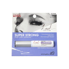 Kiss Lash Couture Super Strong Strip Lash Adhesive, Clear, 0.17 Oz (5 g), 24 Hour Mega Grip Eyelash Glue for Clusters, Extensions & Strip Lashes, with Brush Applicator, Biotin-Infused, Latex-Free