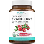 Buy now Organic Cranberry Pills - 50:1 Concentrate Equals 25,000mg of Fresh Cranberries (Vegan) for Urinary Tract Health & Kidney Cleanse - Cranberry Pills for Women - UTI Support Supplement - 60 Capsules Organic Cranberry 60 Count at indiglob india